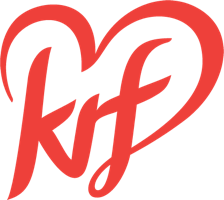 Kristelig Folkeparti sin logo med stilisert hjerte og forkortelse av partinavnet